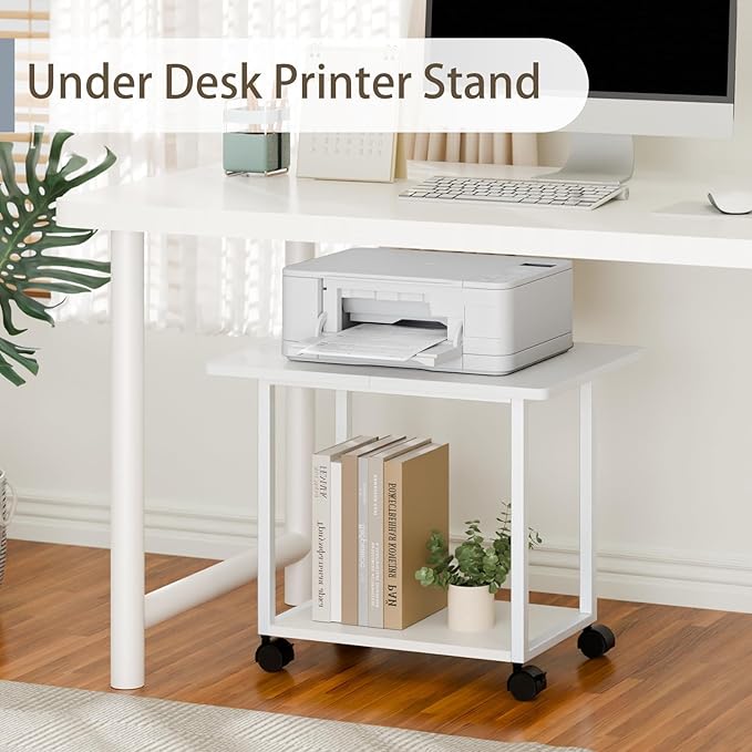 MARTY 22"x15.75" Large Under Desk Printer Stand - Image 2