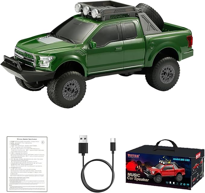 WS-589 Rugged Pickup Truck Bluetooth Replica Speaker – Portable Audio by WSTER