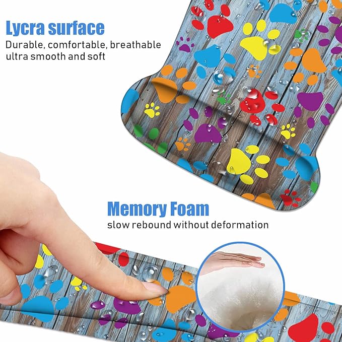 Ergonomic Mouse Pad Wrist Support and Keyboard Wrist Rest Set - Image 5