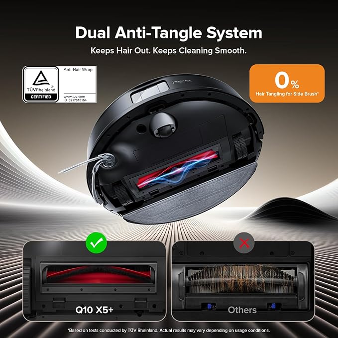 roborock Q10 X5+ Robot Vacuum and Mop, Self-Emptying, Hands-Free Cleaning - Image 5