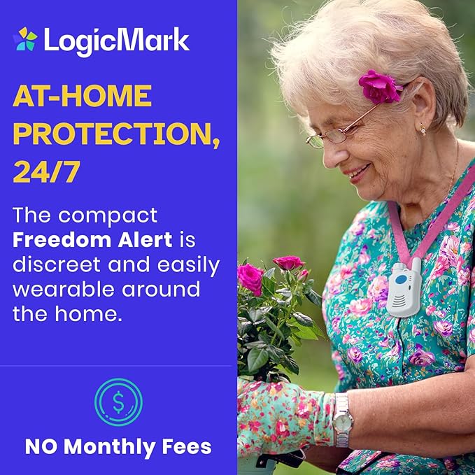 LogicMark Freedom Alert, Landline Personal Emergency Device, 2-Way Call - Image 2