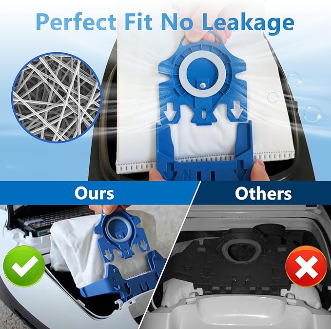 Improvedhand 10 Packs 3D Airclean Bags Replacement - Image 3