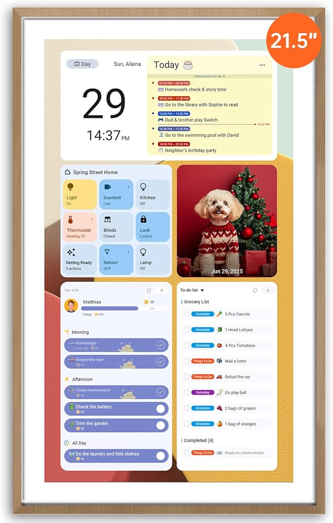 ApoloSign 21.5" Digital Calendar: Dual Mode Calendars by ApoloSign