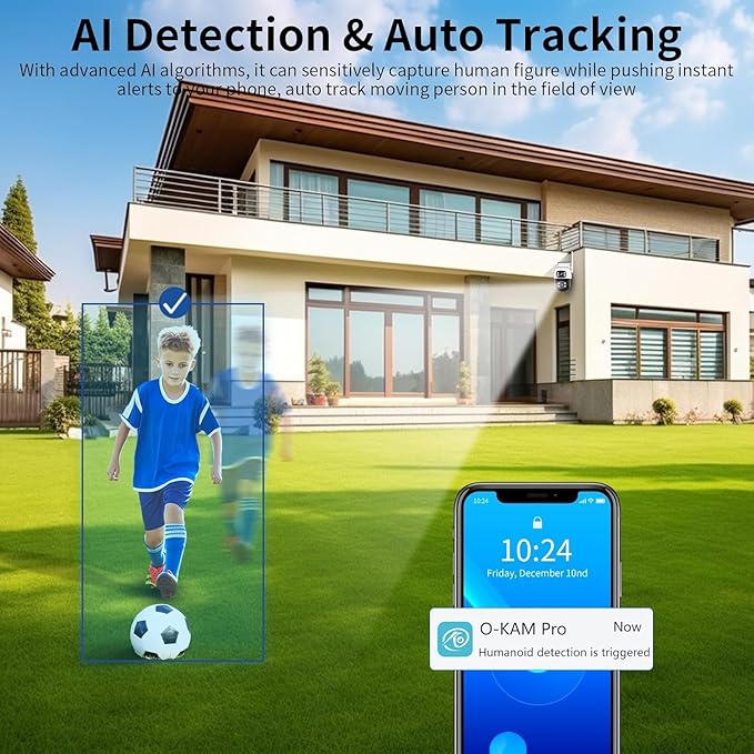 VSTARCAM Dual-Lens Security Cameras Wireless Outdoor, Pan/Tilt 360° View - Image 4