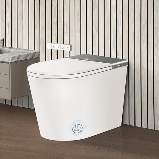 Smart Toilet with Bidet Built in, Japanese Bidet Toilet, by BAYTINA