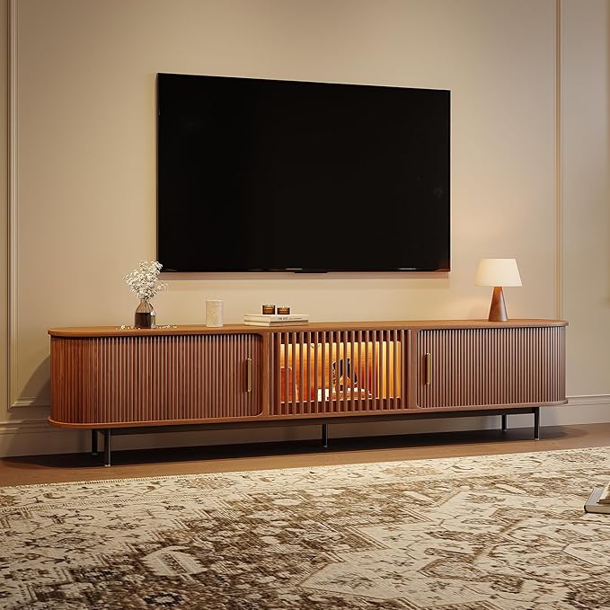 POVISON Sliding Tambour Door TV Stand by POVISON