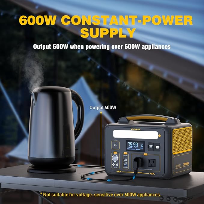 VTOMAN Jump 600X Portable Power Station - Image 6