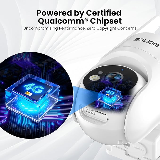 SOLIOM 4G LTE Cellular Security Camera, No WiFi Security Camera, Security - Image 9
