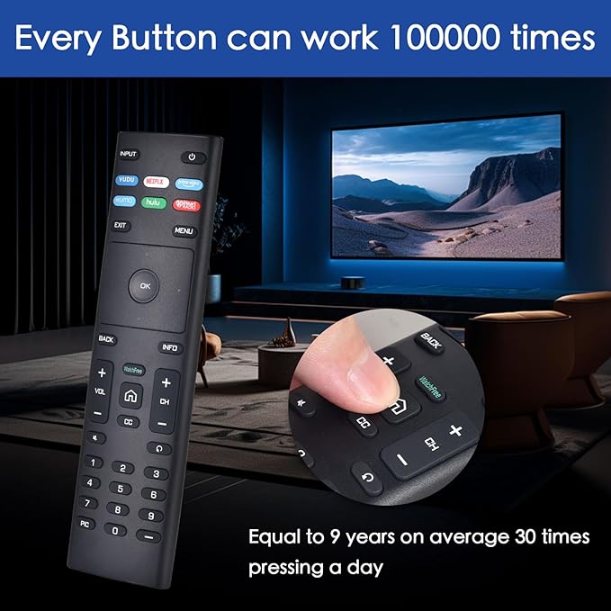 XRT136 for Vizio Smart TV Remote, Replacement Control for Vizio Smart LED LCD - Image 5