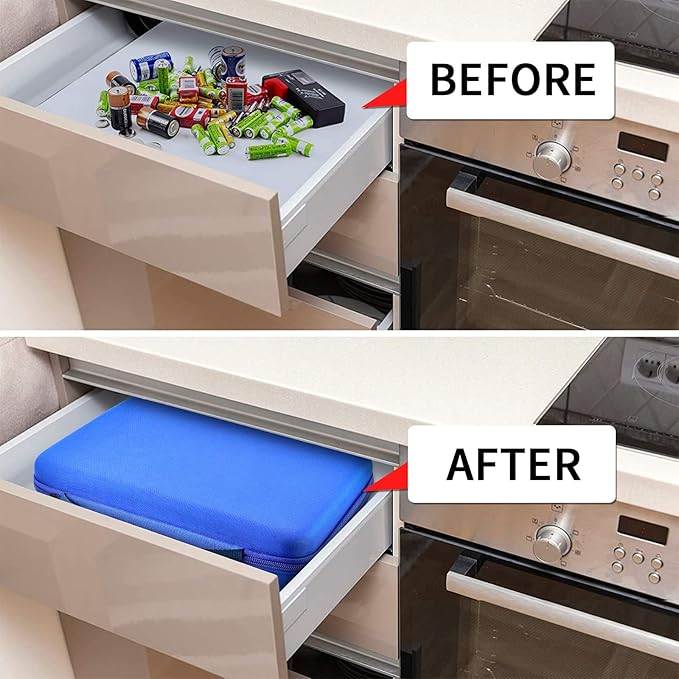 Battery Organizer Storage Holder, 150+ Batteries Storage Containers Box - Image 6
