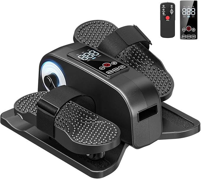 2025 New Under Desk Elliptical Machine, Portable Seated Pedal Exercise Machine by Yolidhome