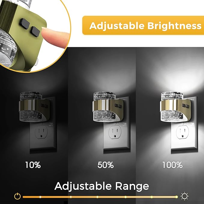 L LOHAS LED 2 Pack 3CCT Night Lights Plug into Wall, 3000K/4000k/5000K - Image 2