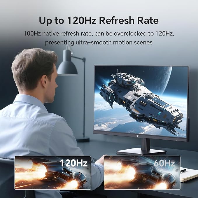 KTC 27 Inch QHD Computer Monitor 100Hz, IPS Panel, 2K 1440P PC Gaming Monitor - Image 2