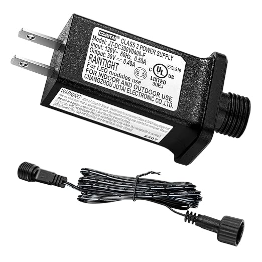 30V 0.4 A LED Controller with Extension Cord, Replacement Model JT-DC300V0400-F by Airoads