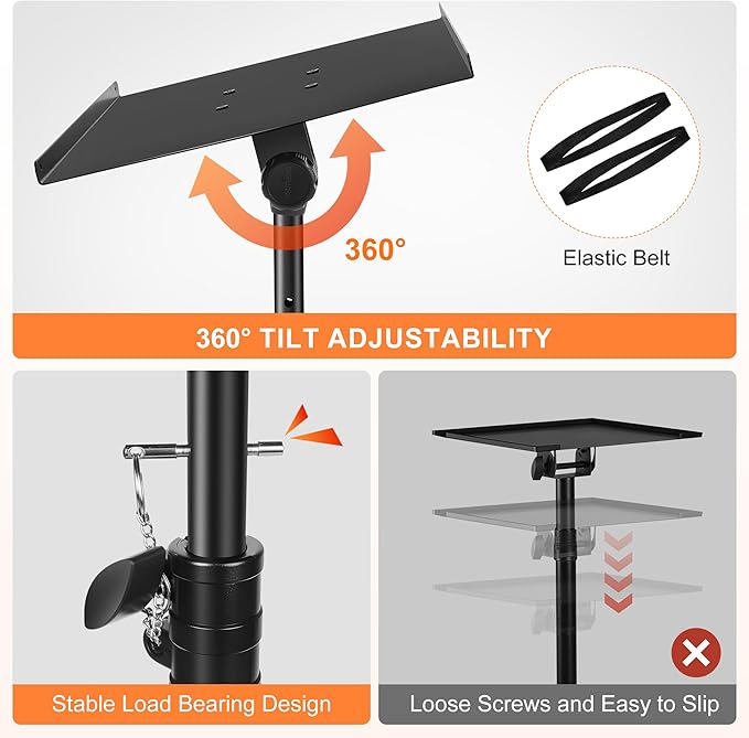 GrowDaily Projector Stand, Projector Laptop Stand Tripod Laptop Tripod Stand - Image 4