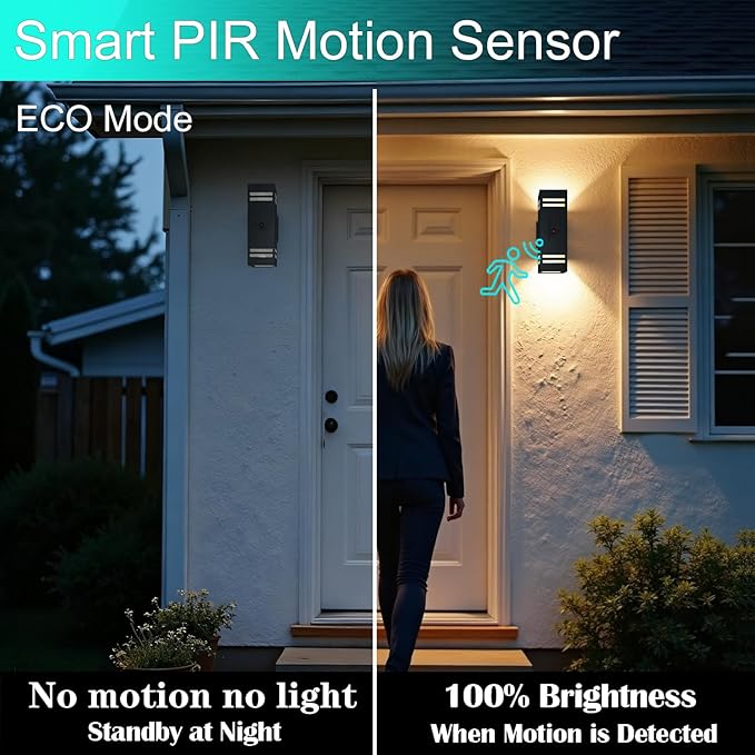 Motion Sensor Outdoor Wall Lights - Image 3