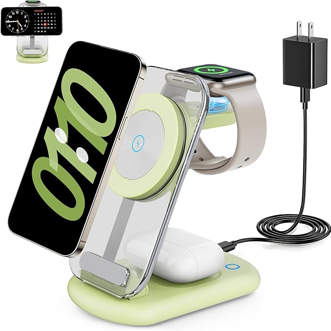 RYND 2026 Travel Wireless Mag-Safe Fast Charging Station, Magnetic 3 in 1 by RYND