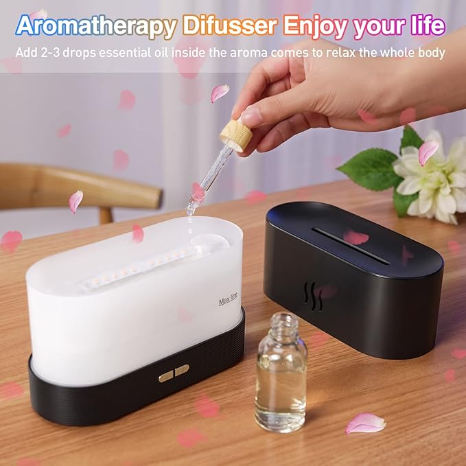 Colorful Flame Air Aroma Diffuser Humidifier, Upgraded 7 Flame Colors Noiseless - Image 5