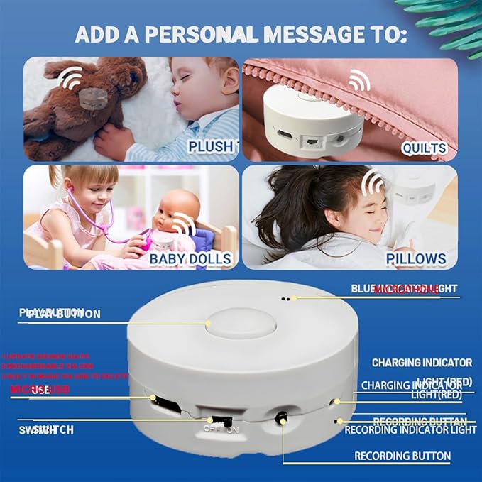 JRGKJCP 16 Minutes Voice Recorder, Record Custom Message - Image 6