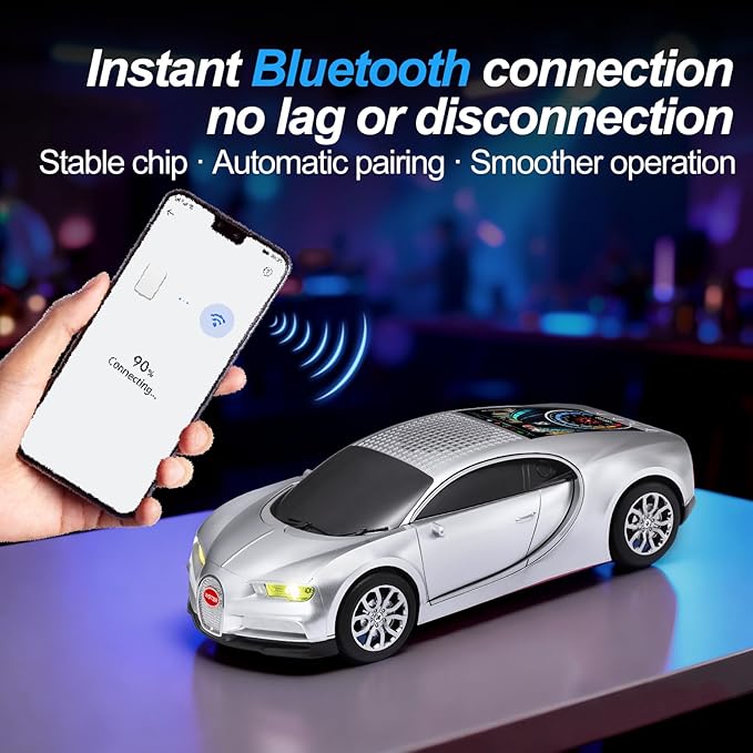 WSTER Luxury Sports Car Model Bluetooth Speaker - Image 2