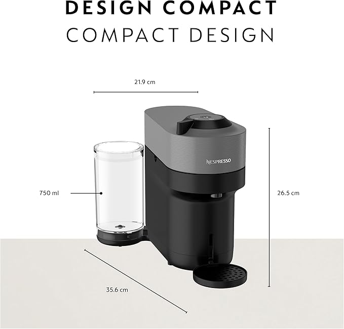 Nespresso Vertuo POP+ by Breville, Dark Grey - Image 9