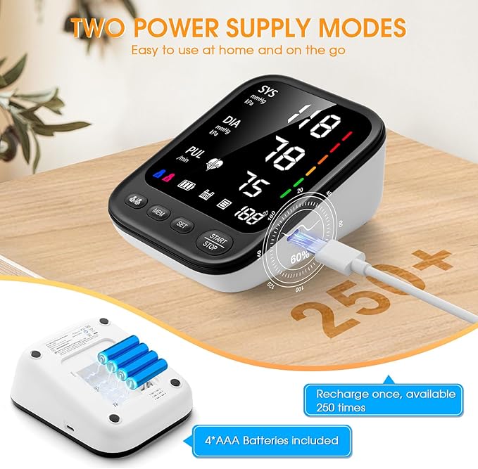 Blood Pressure Machine, Automatic Upper Arm Blood Pressure Monitor - Image 3