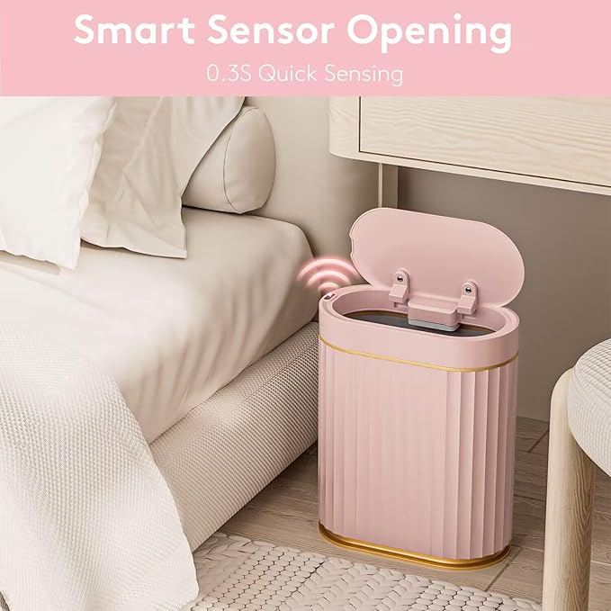 ELPHECO Sensor Trash Can 2 Gallon Waterproof Motion Sensor Trash Can, Automatic - Image 4