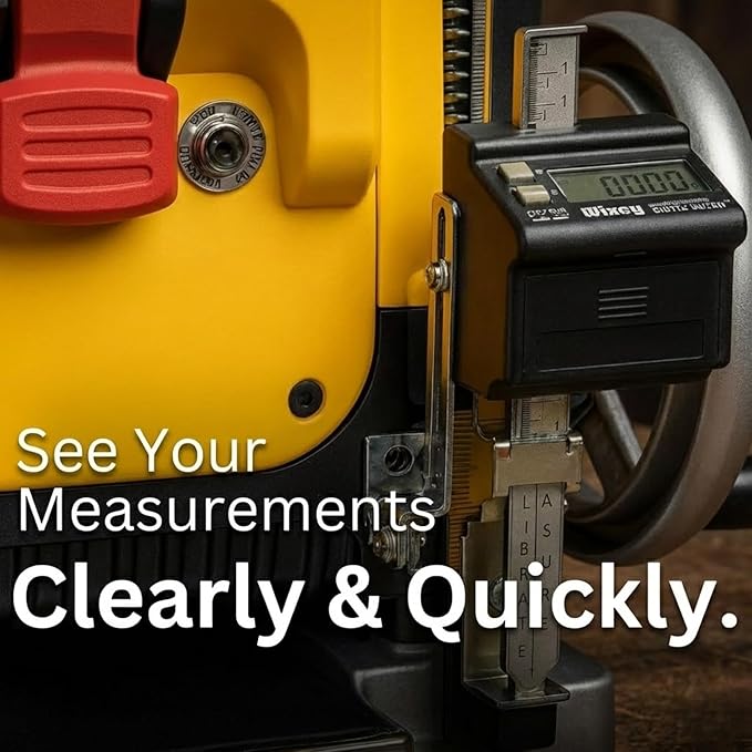 Wixey Digital Planer Gauge – Electronic Digital Readout & Thickness Measuring - Image 5