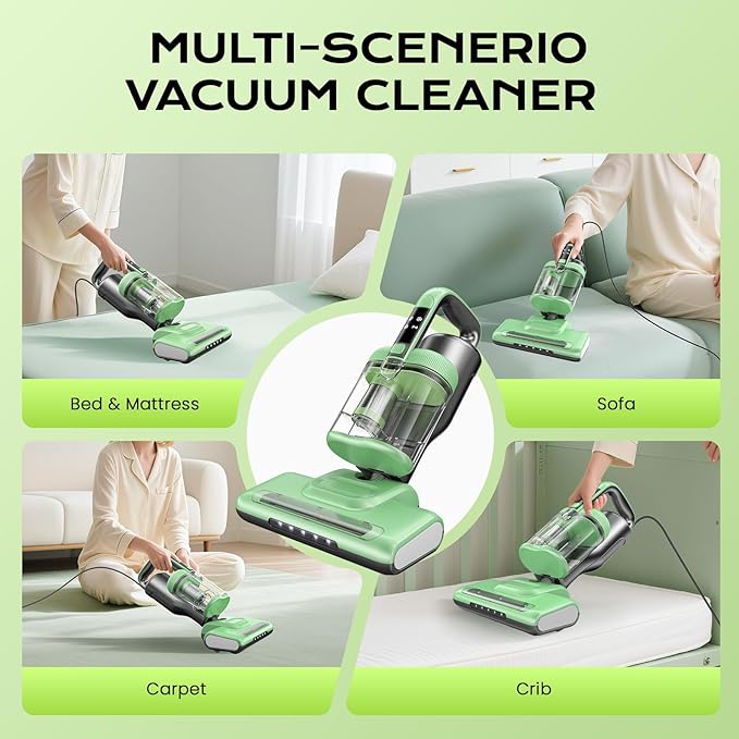 MYUAKO Mattress Vacuum Cleaner Bed Vacuum Versatile Handheld Vacuums - Image 5