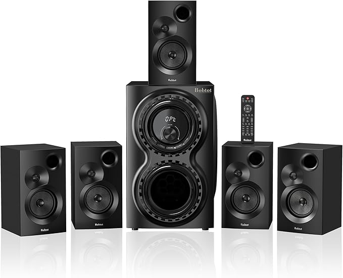 Bobtot Home Theater Sound System 5.1 Surround Sound Systems by Bobtot