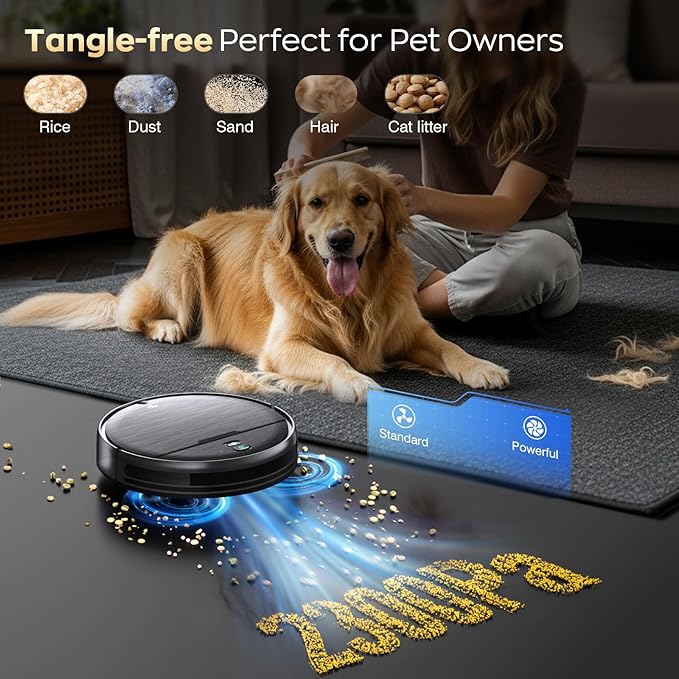 Robot Vacuum and Mop Combo, 2 in 1 Robotic Vacuums Cleaner - Image 5