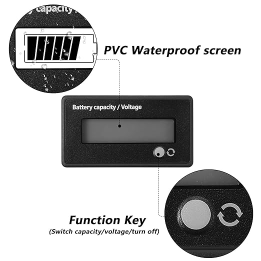 Frienda Dc 12v 24v 36v 48v 72v Battery Meter - Image 3