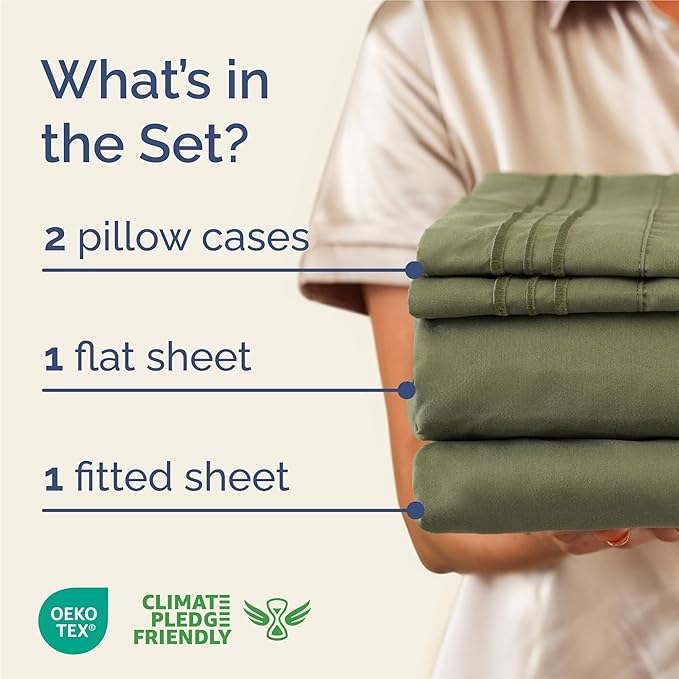 King Size 4 Piece Sheet Set - Image 2