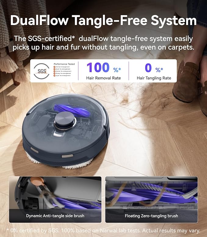 NARWAL Freo Z10 Ultra Robot Vacuum and Mop Combo, Dual RGB Cameras and Chips - Image 6