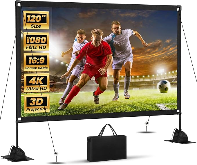 120inch Outdoor Projector Screen by ZUVMITG