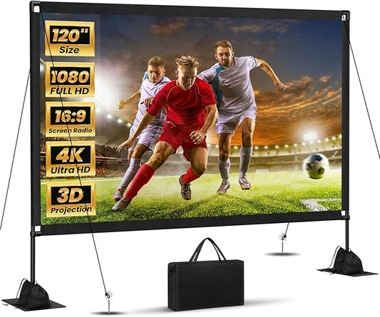 120inch Outdoor Projector Screen by ZUVMITG