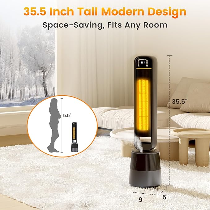 Auertech 35.5" Space Heater - Image 8