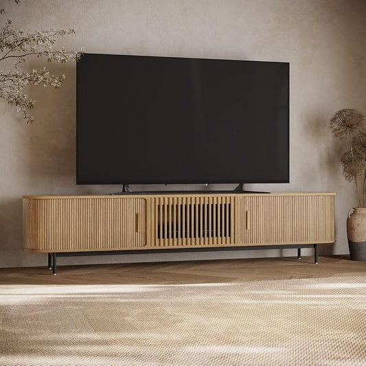 POVISON Fully-Assembled Mid Century Modern TV Stand by POVISON