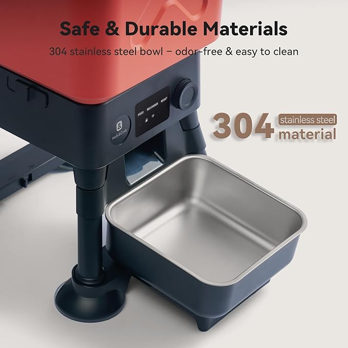 Automatic Dog Feeder for Large Dogs, 14L Capacity, Remote Feeding, - Image 6