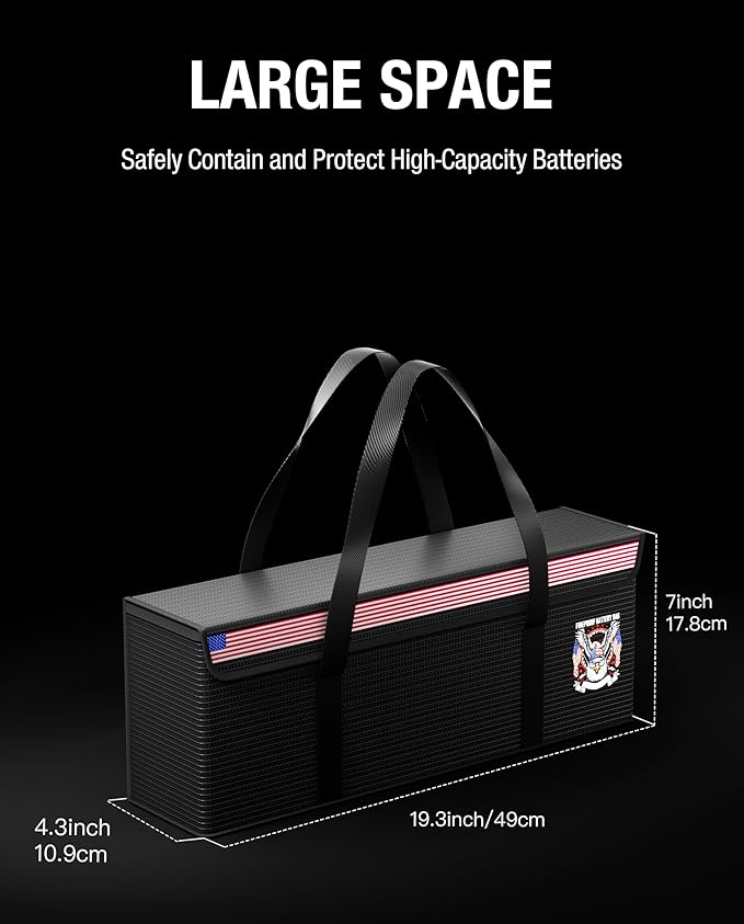 Ebike battery bag, LiFePO4 Lithium Battery Fireproof Bag - Image 6