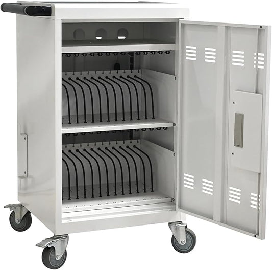 Aokleo Laptop Charging Cart, 32 Devices Tablet Storage Carts by Unknown