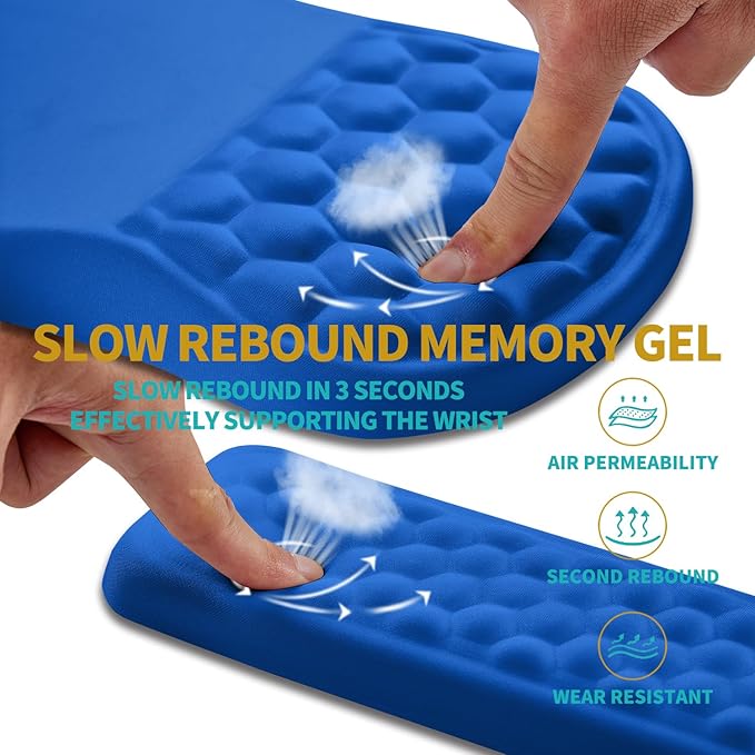 Hokafenle 2 in 1 Ergonomic Mouse Pad Wrist Support & Wrist Rest - Image 3