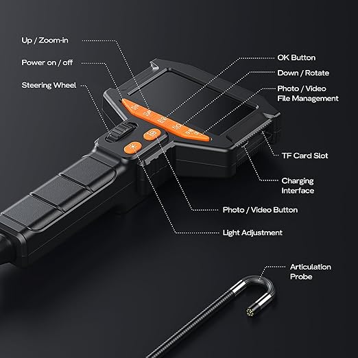 Two-Way Articulating Borescope Camera - Image 8