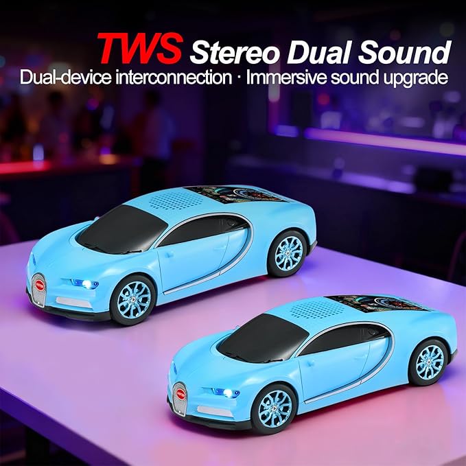 WSTER Luxury Sports Car Model Bluetooth Speaker - Image 3