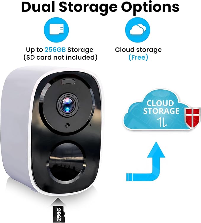2025 Upgraded 2K Security Cameras Wireless Outdoor, Free Cloud Storage - Image 3
