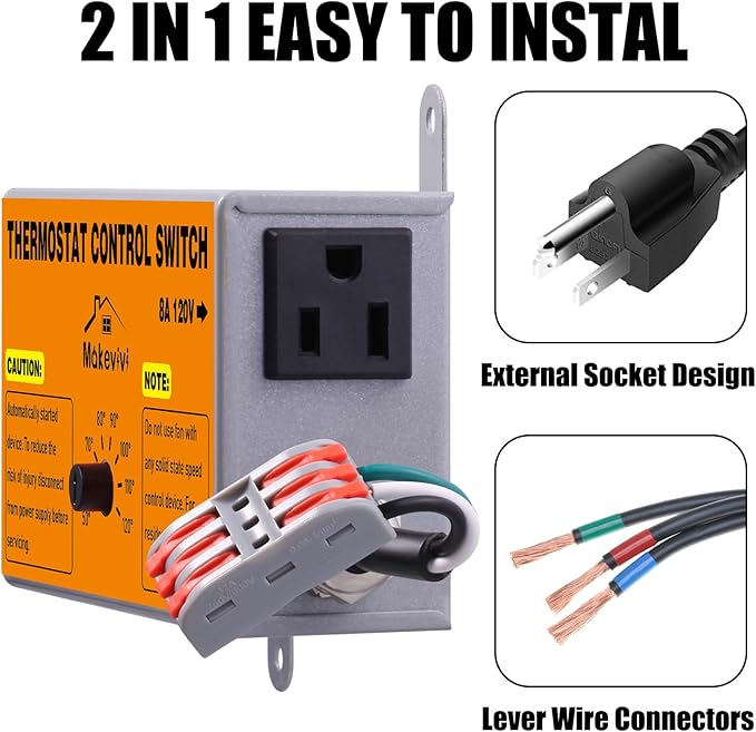 Attic Fan Thermostat-Control: - Image 2