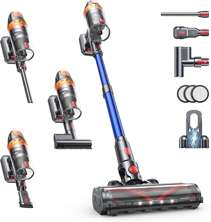 Cordless Vacuum Cleaner, 600W by CORDLESSVACUUMCLEANER