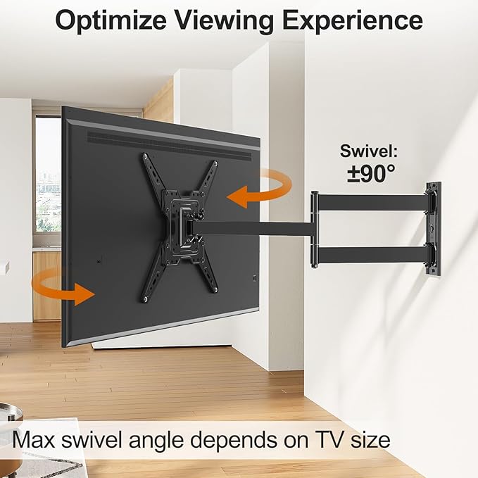 ELIVED 31.3 Inch Long Arm TV Mount - Image 3