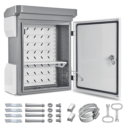 Outdoor Electrical Box, Cold-Rolled Steel Plate, Aluminum Alloy Back Beam by Namunanee