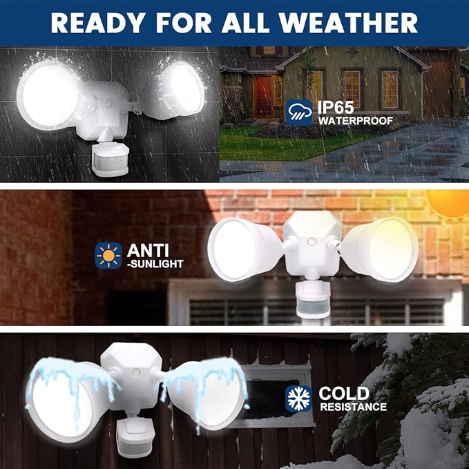 EMANER Motion Activated Security Light, Motion Sensing & Dusk to Dawn Adjustable - Image 7